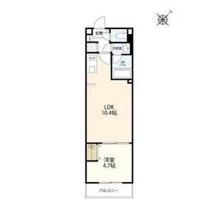 ウェルスクエアイズム千駄ヶ谷【2階】の間取り