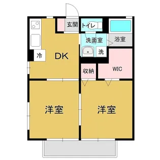 リブTAKASEI【2階】の間取り