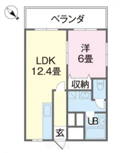 沖ハウス【3階】の間取り