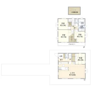 東京都国分寺市西町5【一戸建】の間取り