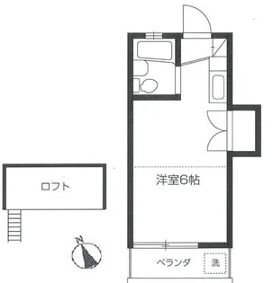 リヴィンサクラ【2階】の間取り