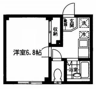 ヴィラフルール【2階】の間取り