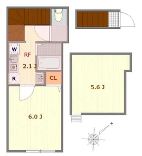 cs飛田給【2階】の間取り