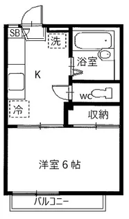 パークハイム【1階】の間取り