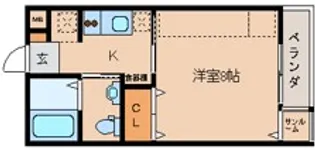 DERIOナカガワ【2階】の間取り