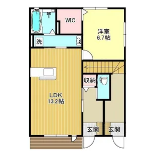 ブエナビスタA【1階】の間取り