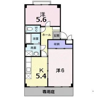 メゾン・ドールA【1階】の間取り