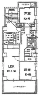 ウイスタリアミュウズ【3階】の間取り