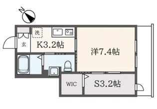 ラ・リジェーロ【2階】の間取り