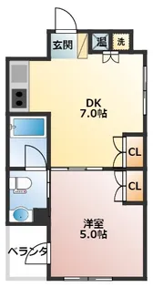 M SQUARE【2階】の間取り