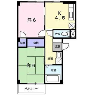 ファミール鐙【2階】の間取り
