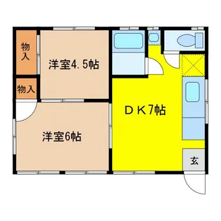 コーポ・M・TRY【1階】の間取り