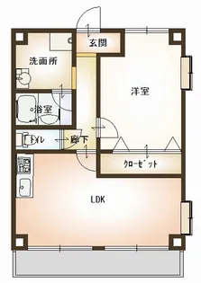 パルティールII番館【1階】の間取り