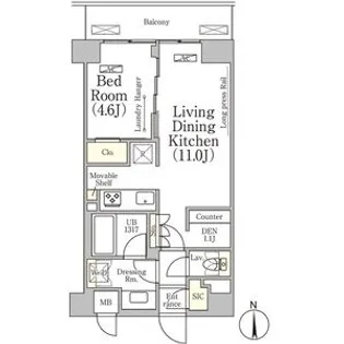 ベルファース大森山王の間取り