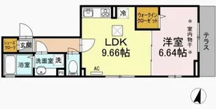 フォンテーヌ【1階】の間取り