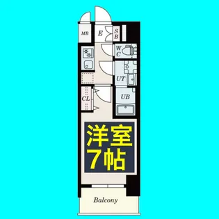 S-RESIDENCE茶屋ヶ坂【10階】の間取り