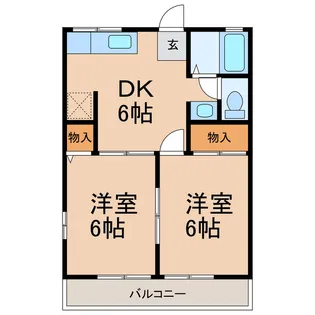 ソレアード【1階】の間取り