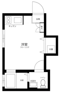 東中野テラス【1階】の間取り