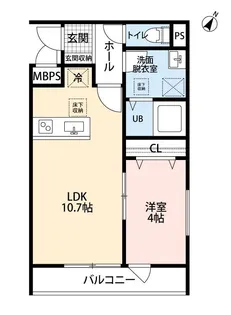 リーブルファイン川口辻II【3階】の間取り
