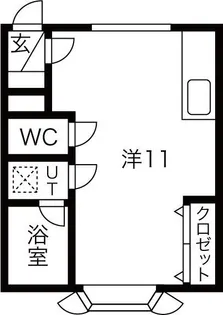 デイジーコート【3階】の間取り