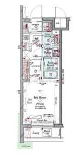 コンシェリア品川南 THE GRAND RESIDENCE【1階】の間取り