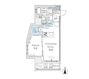 パークキューブ大井町レジデンス【3階】の間取り