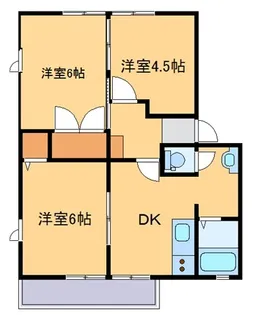メゾンソレーユA【1階】の間取り