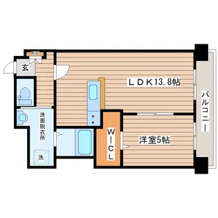 Kanon Sendai【4階】の間取り