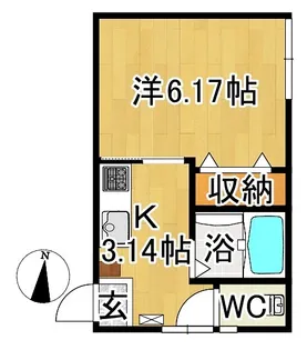 かすみ草【1階】の間取り