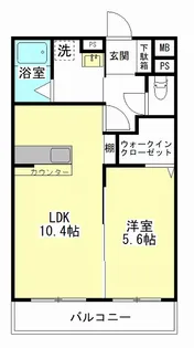 パンパスグラス【3階】の間取り