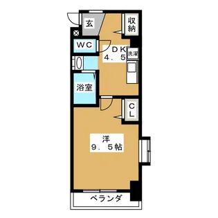 ユース八事【7階】の間取り