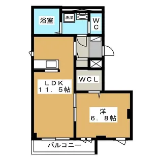 La・Neige HIGASHIRINKAN【3階】の間取り