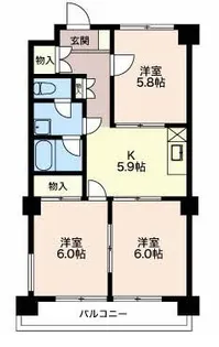 ISHIKAWAビル【4階】の間取り