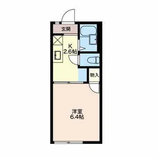 ヒルトップK【1階】の間取り