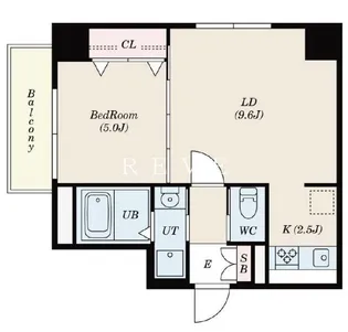 彰文居FRecoA向丘【8階】の間取り