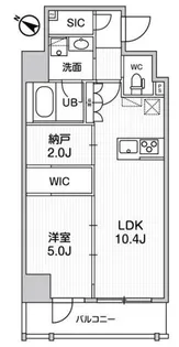 ステージグランデ日本橋人形町【5階】の間取り