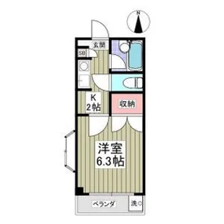 レジデンスTOYOUKE江曽島【2階】の間取り