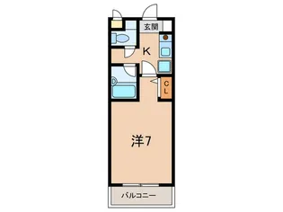 エスポワ-ル北町【1階】の間取り