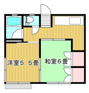 シティーハイムアオヤマ【2階】の間取り