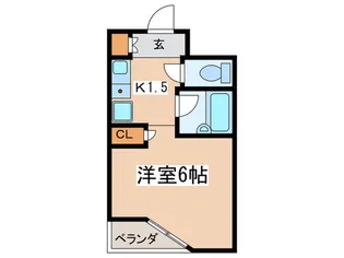パワーク調布【1階】の間取り