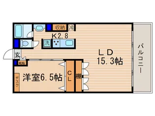 ステラ御幸町【4階】の間取り