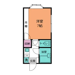 グリンデル杉谷【1階】の間取り