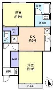 サンレージュ【1階】の間取り