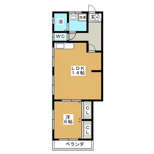 サニーヒル【2階】の間取り