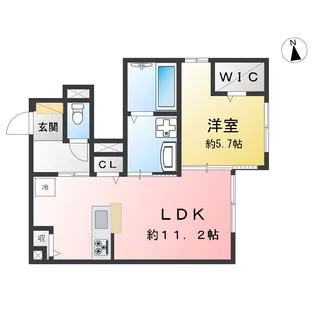 AQUA II【1階】の間取り
