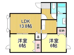 ラルゴ【1階】の間取り
