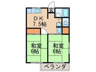 ハイメゾン【2階】の間取り