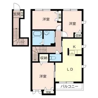 メルべーユB【2階】の間取り