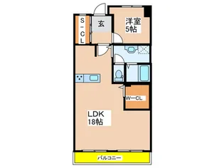 平野ビル3【4階】の間取り