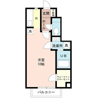 チェリーブロッサム【1階】の間取り
